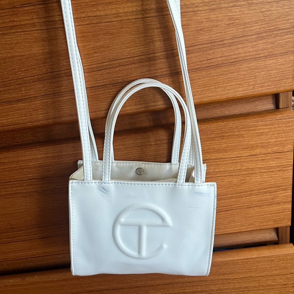 Telfar White Mini Bag - Picture 2 of 6